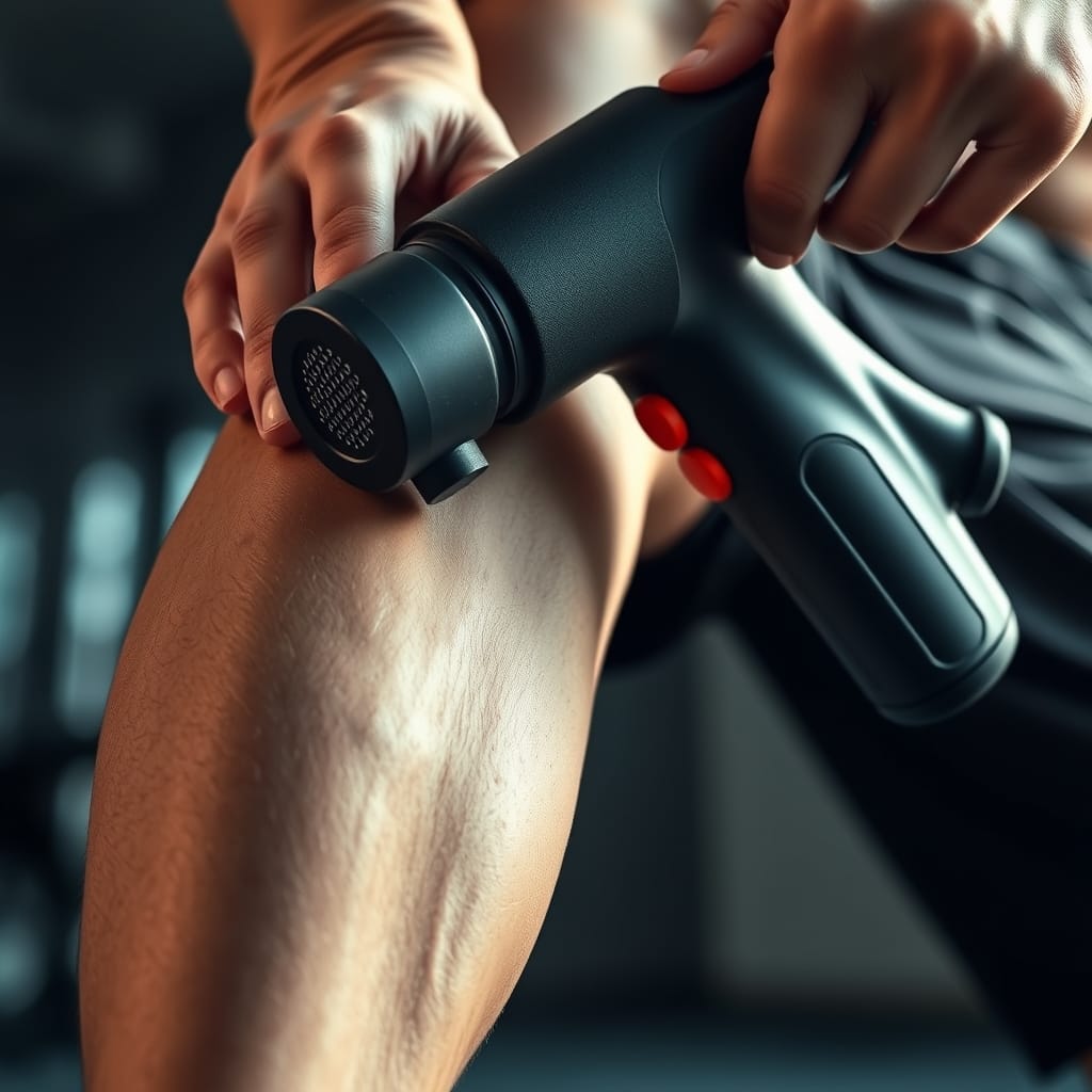 Percussion massage gun - Illustration 2