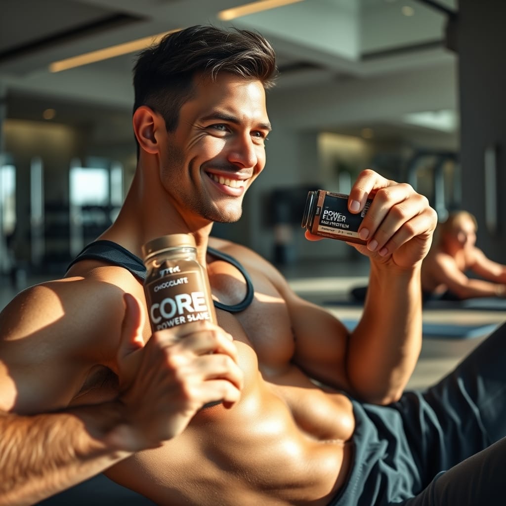 Core Power Elite High Protein Shake, Chocolate, 42g Bottle, 14oz, 12 Pack in action