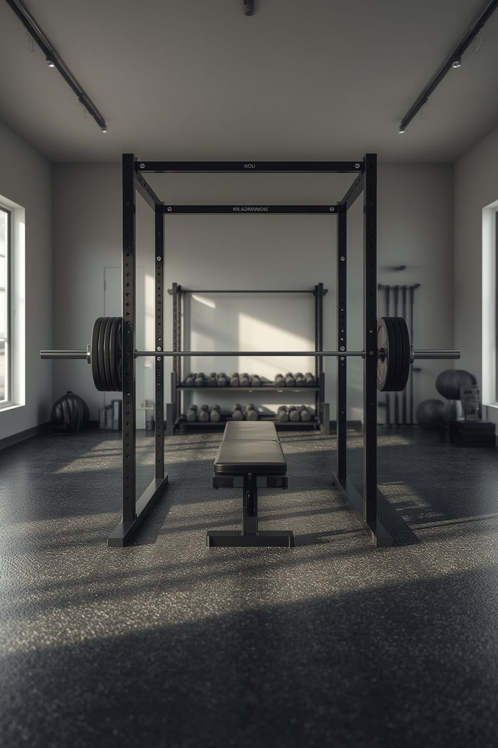 Home gym power rack - Illustration 1