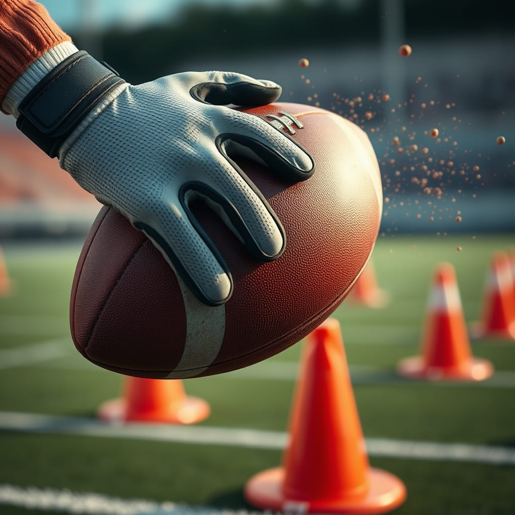 Football training gloves 1 WorkoutPump