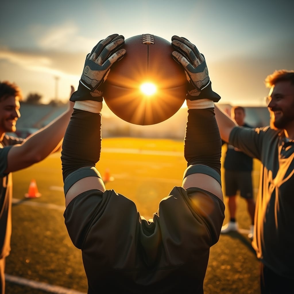 Football training gloves - Illustration 3