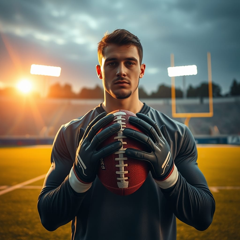 Football training gloves - Illustration 1